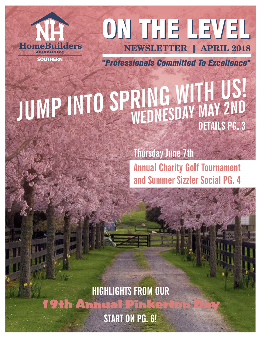 SNHHBRA Newsletter April 2018