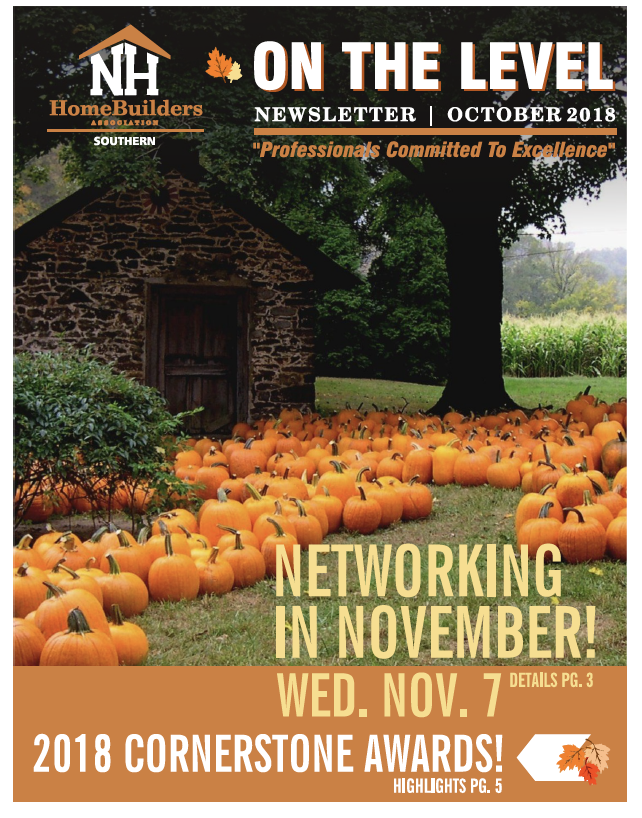 SNHHBRA October 2018 Newsletter