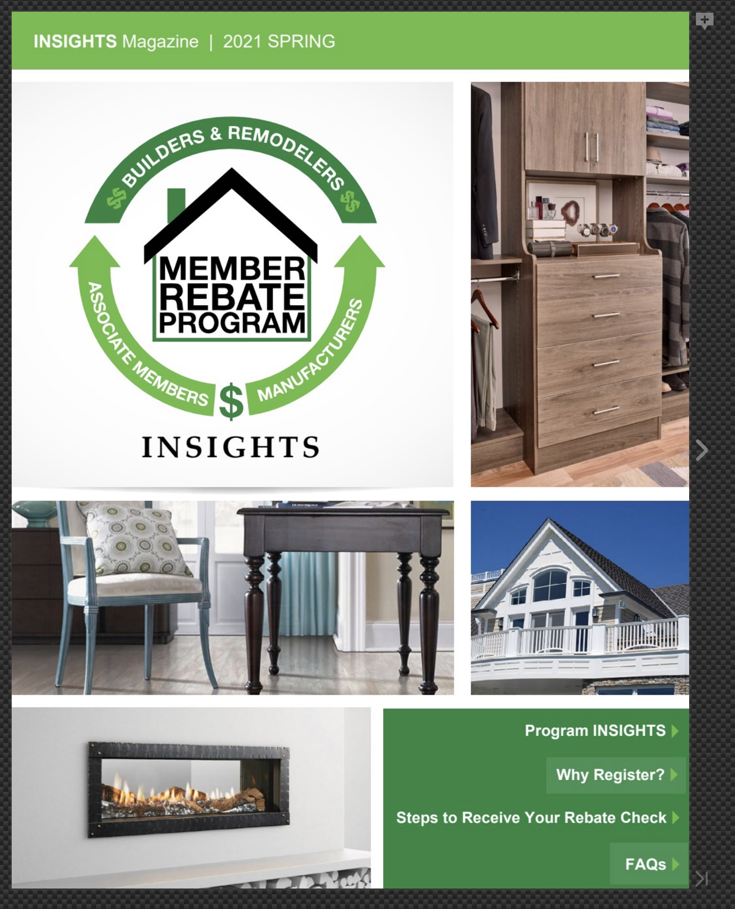 HBA Member Rebate Program INSIGHTS Magazine