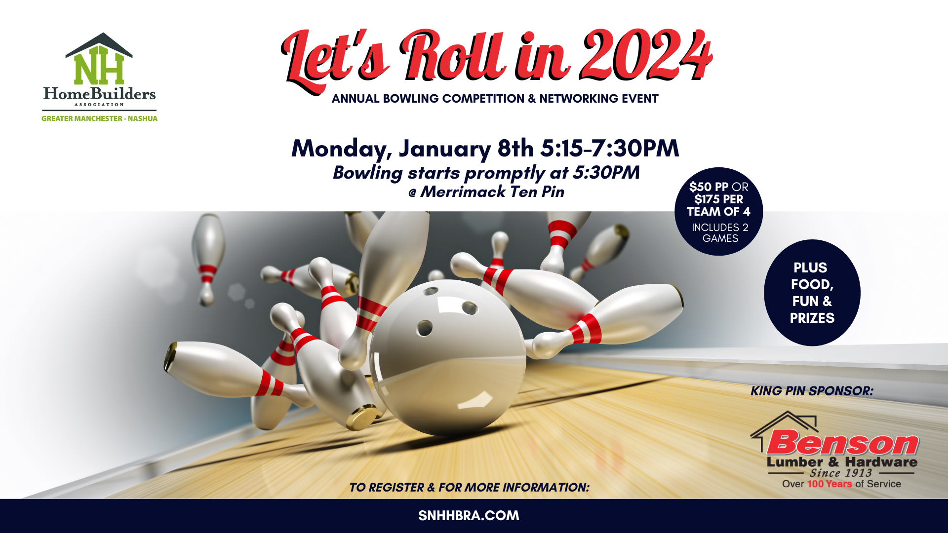 Let’s Roll in 2024! Bowling Competition & Networking Event Southern