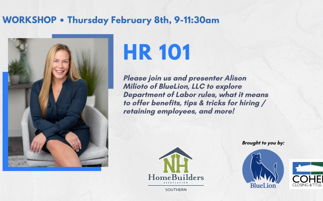 Workshop: HR 101