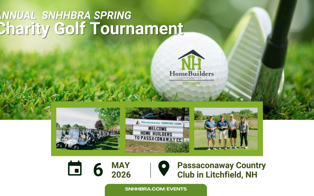 SAVE THE DATE Annual SNHHBRA Spring Charity Golf Tournament